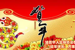 法国华人篮球协会恭祝大家：蛇年快乐，万事胜意